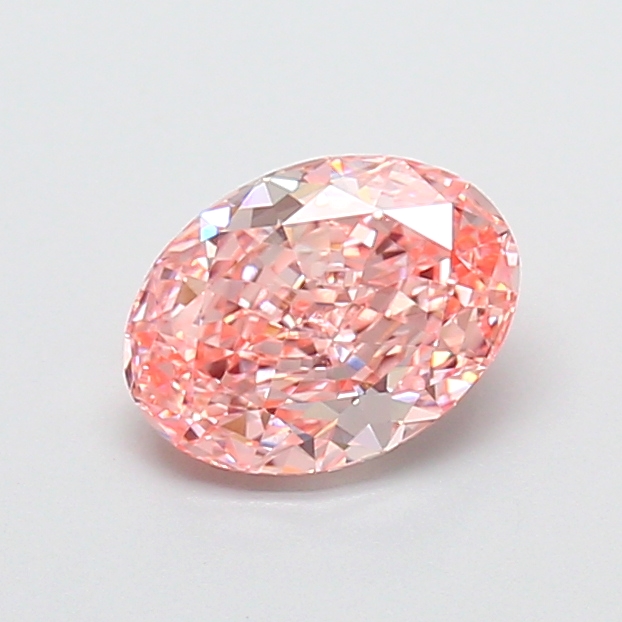 1.21ct Oval Fancy Vivid Pink VVS2 IGI