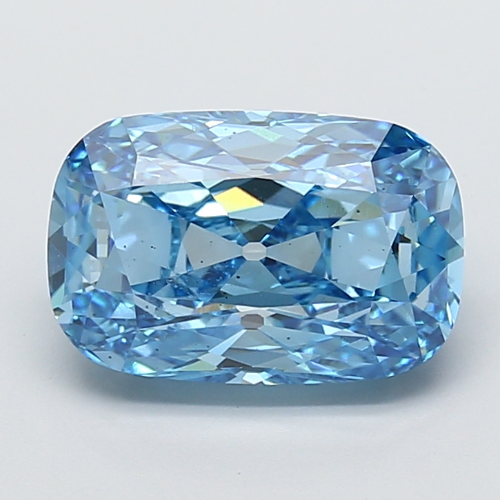5.77ct Old Miner Fancy Vivid Blue VS2 IGI