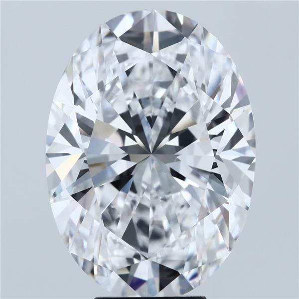 7.59 Carat Oval Cut D VVS2 Diamond - view 1