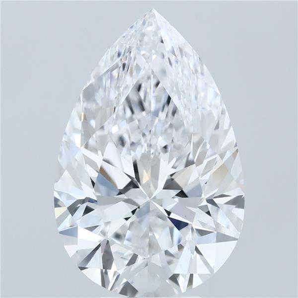 7.52 Carat Pear Cut D VVS2 Diamond - view 1
