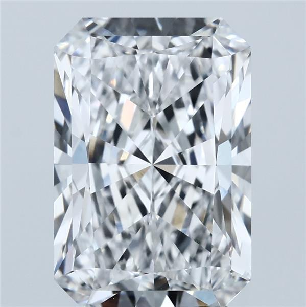 4.10 Carat Radiant Cut D VVS1 Diamond - view 1