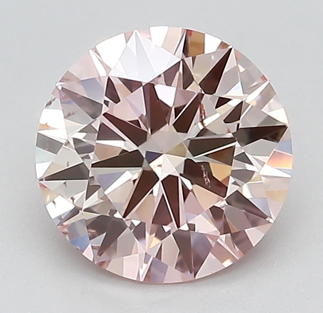 1.55ct Round Fancy Pink SI1 IGI