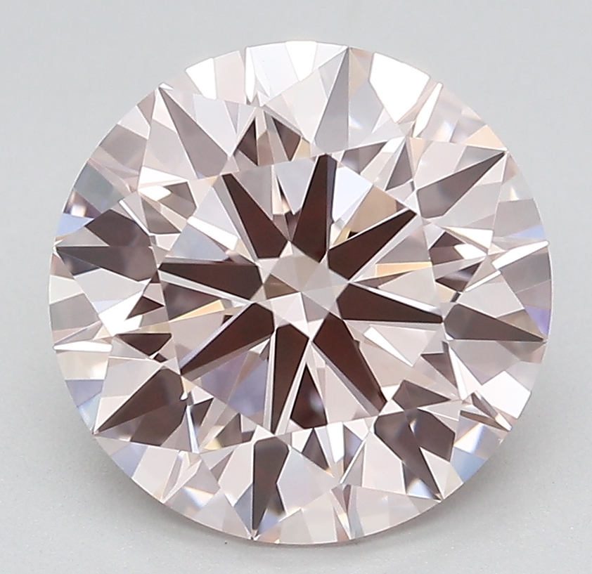3.4ct Round Fancy Pink VVS1 IGI