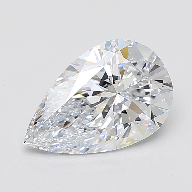 4.06ct Pear F IF IGI