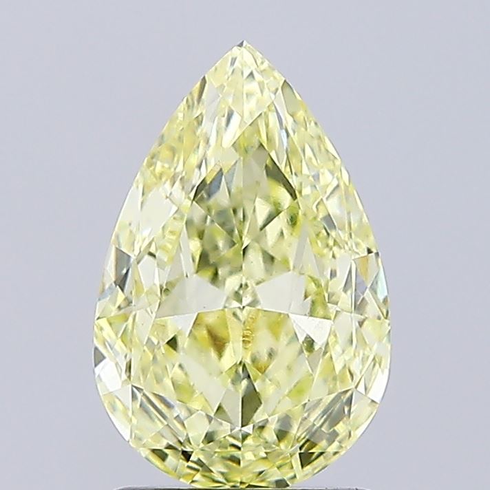 1.85ct Pear Fancy Intense Yellow VS1 IGI