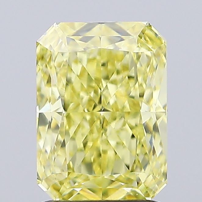 1.15ct Radiant Fancy Intense Yellow VS1 IGI