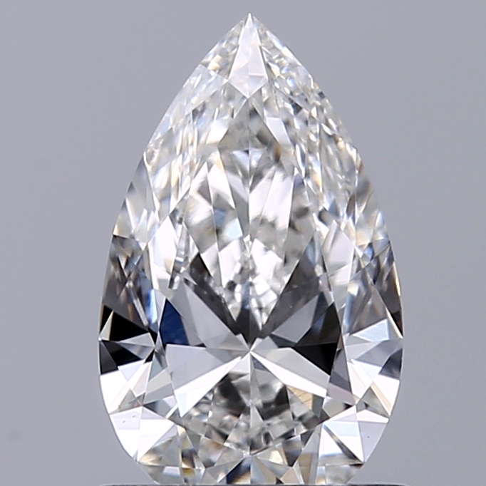 0.74ct Pear E VVS2 IGI