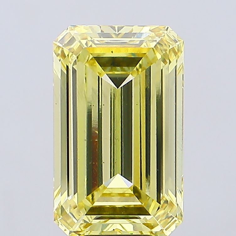10.08ct Emerald Fancy Intense Yellow VS2 IGI