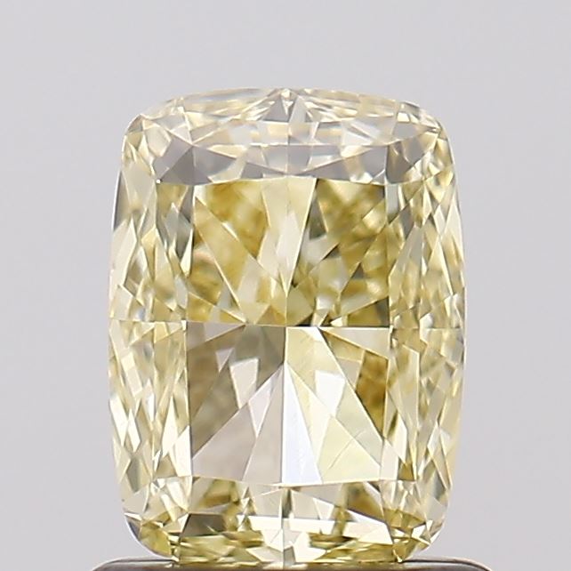 1.08ct Cushion Fancy Yellow VVS2 IGI