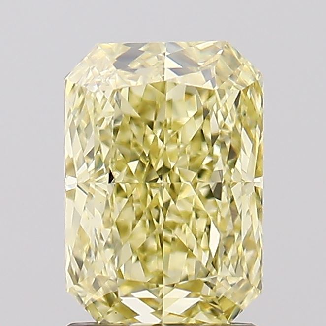 2.04ct Radiant Fancy Yellow VS1 IGI