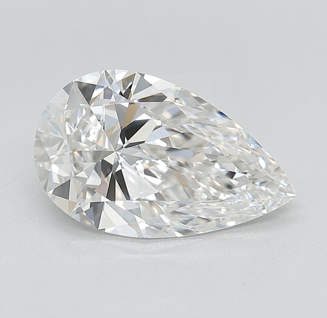 2.95ct Pear F VVS2 IGI