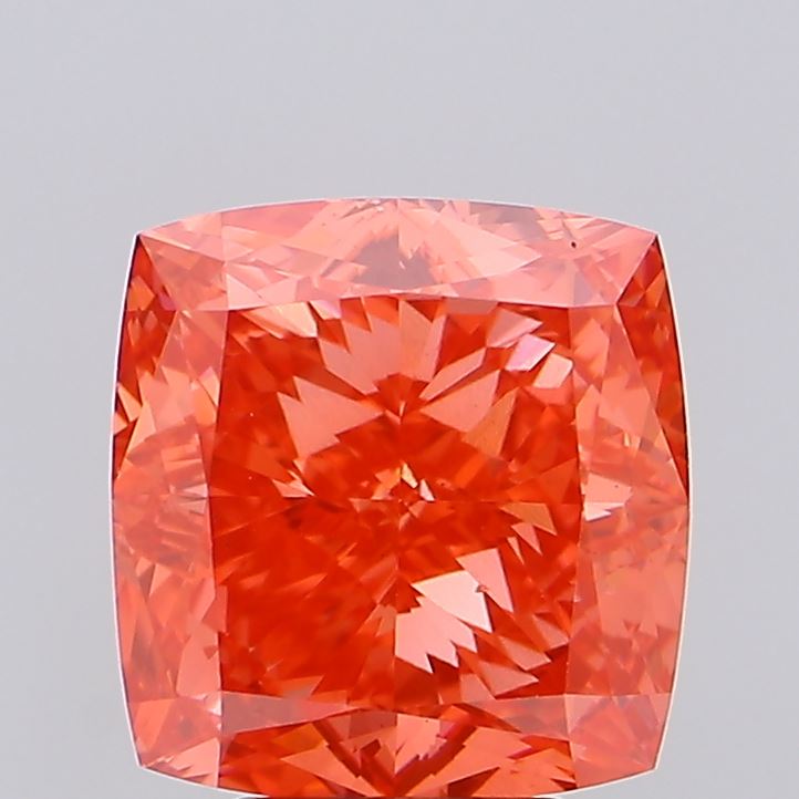 5ct Cushion Modified Fancy Vivid Red VS2 IGI