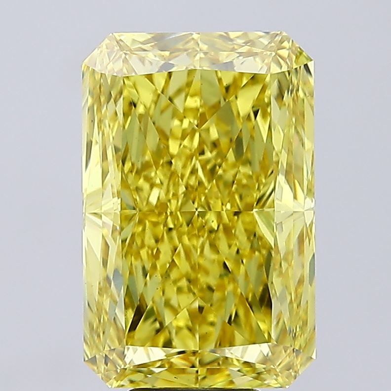 11.06ct Radiant Fancy Vivid Yellow VS1 IGI