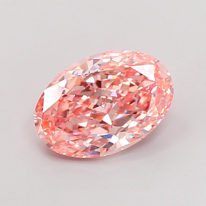 2.52ct Oval Fancy Vivid Pink VVS2 IGI
