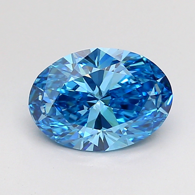 1.05ct Oval Fancy Dark Blue VVS2