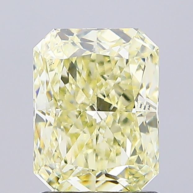 1.69ct Radiant Light Yellow VVS2 IGI