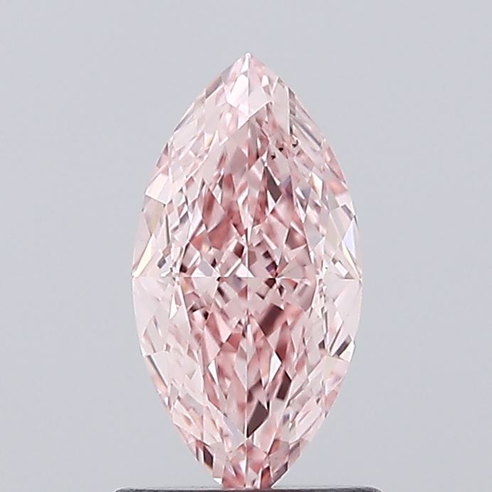 1.04ct Marquise Fancy Vivid Pink VS2 IGI