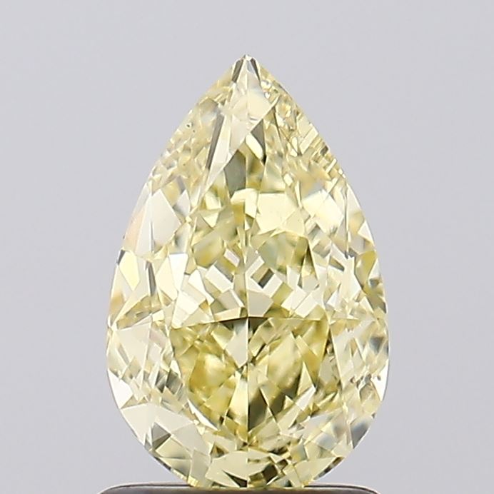 1.4ct Pear Fancy Yellow VVS2 IGI