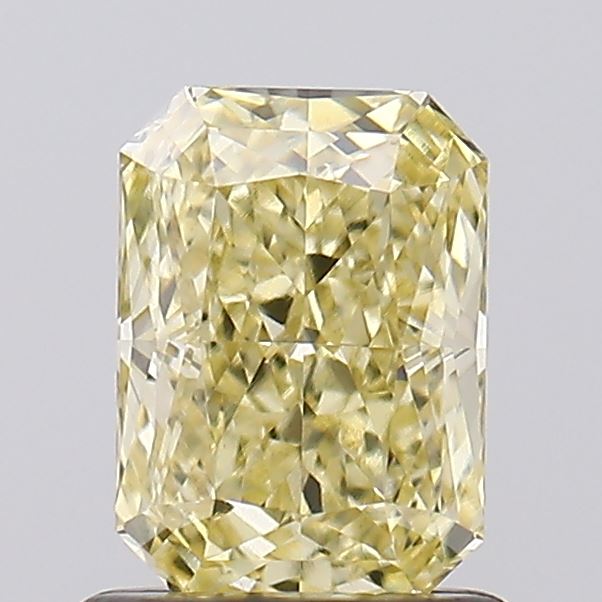1.08ct Radiant Fancy Yellow VVS2 IGI