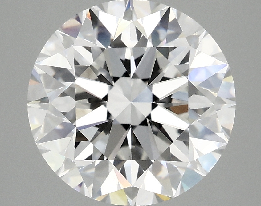 4.06 Carat Round Cut Lab Diamond