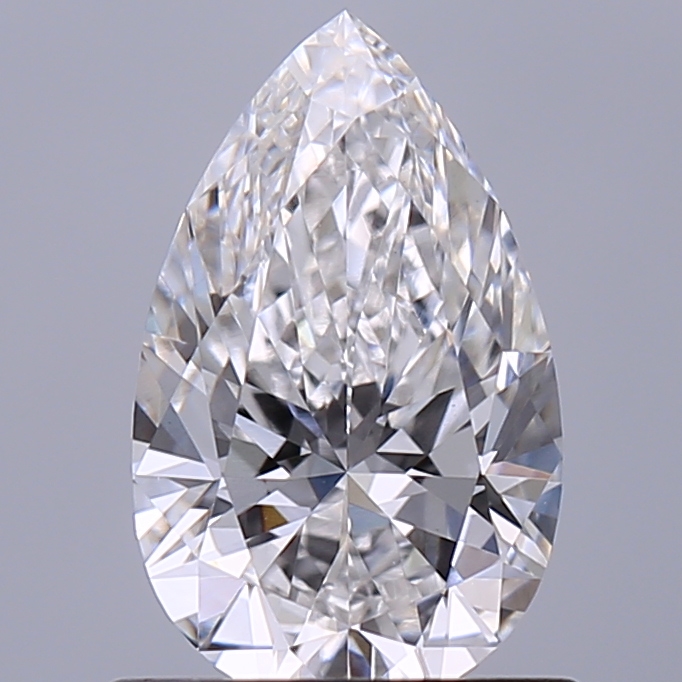 0.76ct Pear D VVS2 IGI