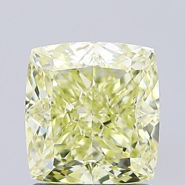 1.33ct Cushion Fancy Light Yellow VVS2 IGI