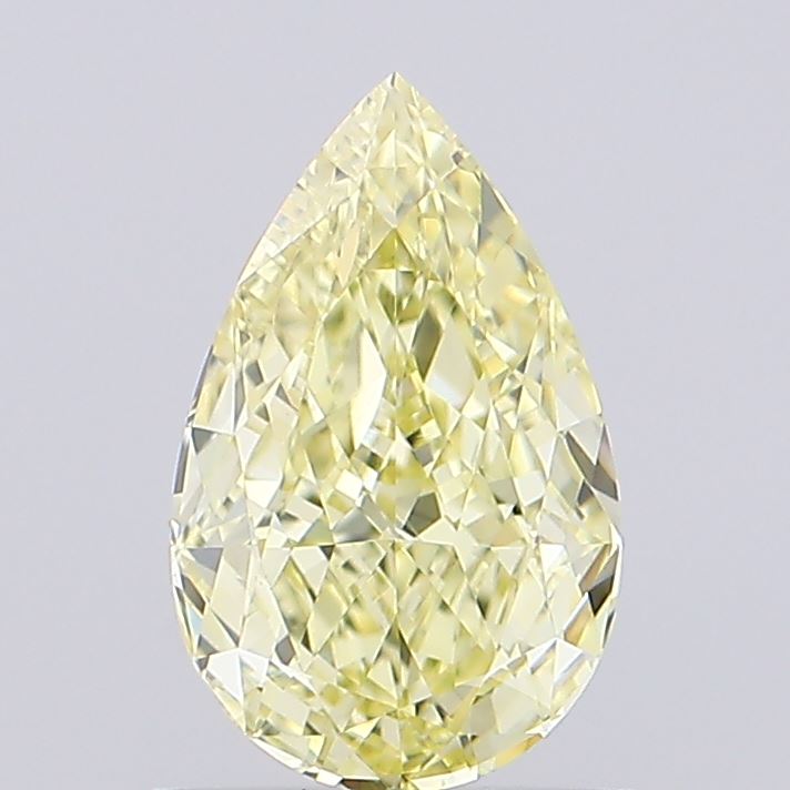 1.03ct Pear Fancy Yellow VS1 IGI