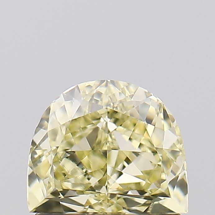 1.02ct Half Moon Fancy Light Yellow VS1 IGI