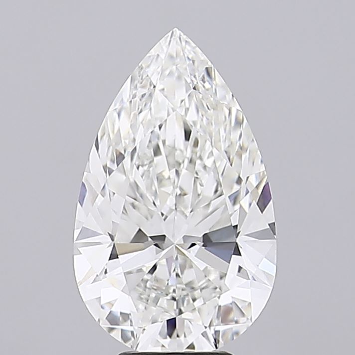 Pear 6.08ct F VVS2