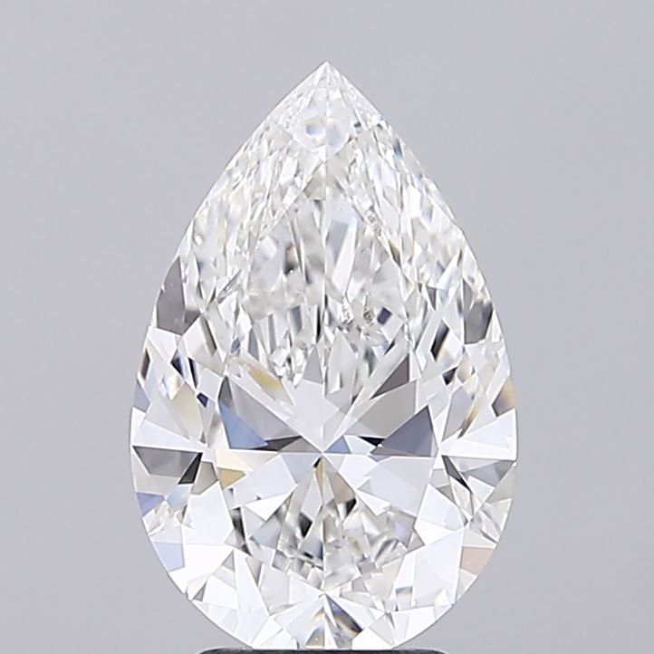3.72ct Pear Lab-Grown Diamond · F/VVS2