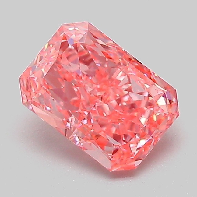 1.05ct Radiant Fancy Vivid Pink VS1 IGI