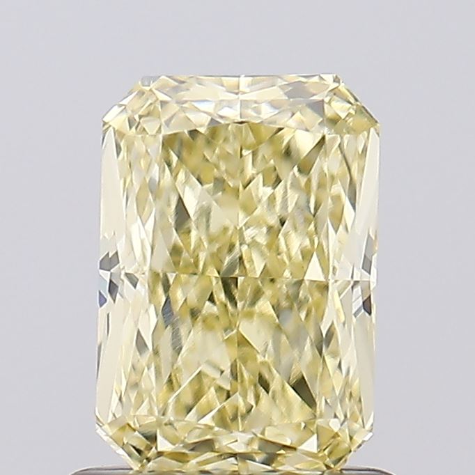 1.02ct Radiant Fancy Yellow VVS2 IGI