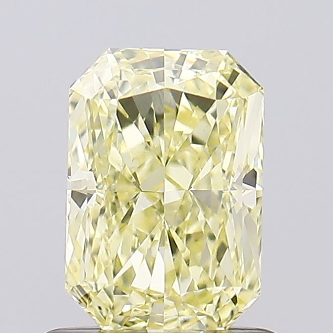 1.01ct Radiant Fancy Yellow VVS2 IGI