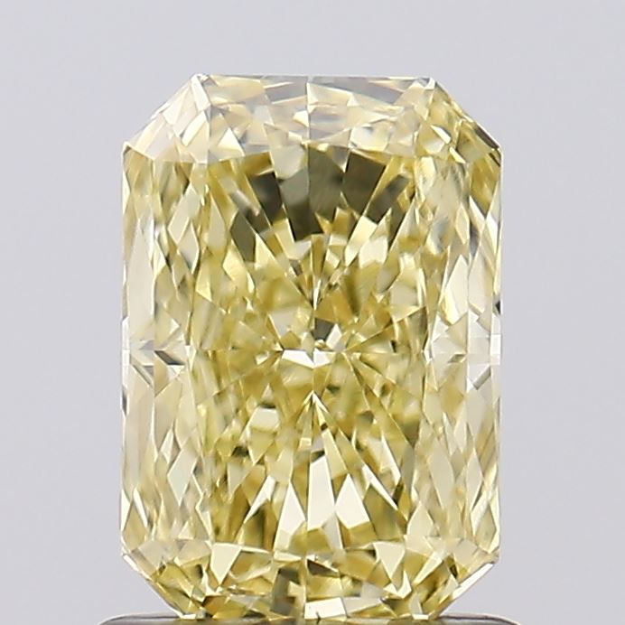 1.09ct Radiant Fancy Yellow VVS2 IGI