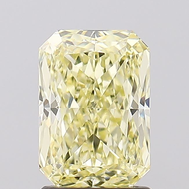 1.91ct Radiant Fancy Yellow VVS2 IGI