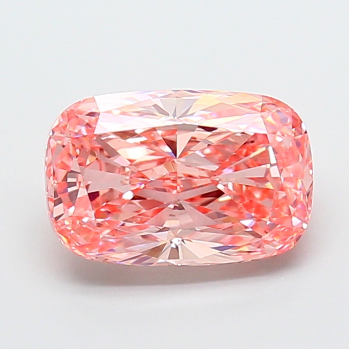 2.27ct Cushion Brilliant Fancy Vivid Pink VVS2 IGI