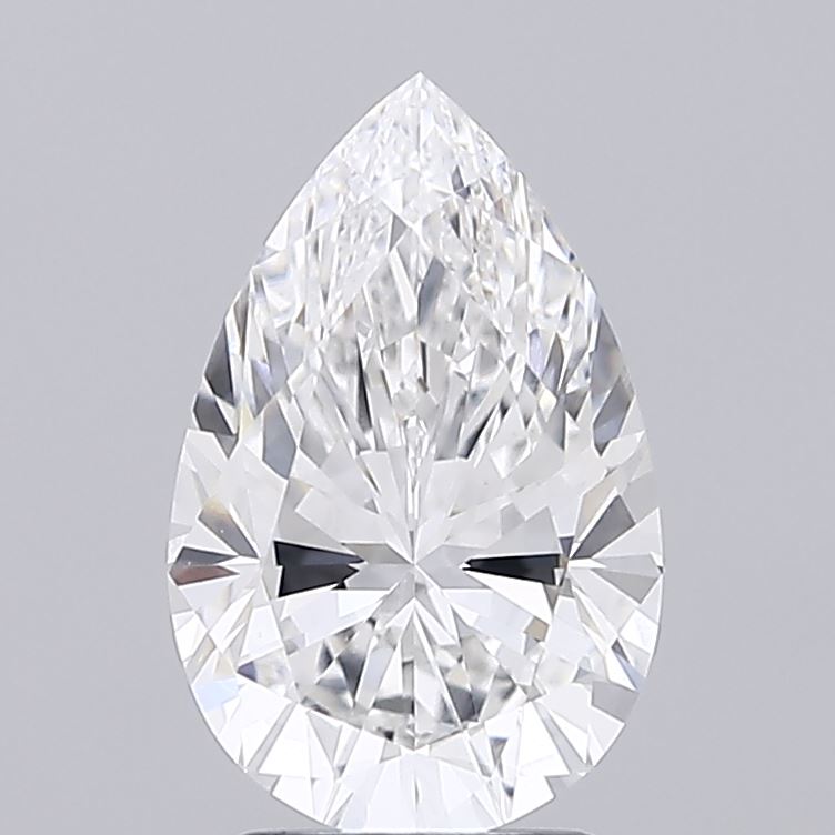 2.83ct Pear Lab-Grown Diamond · E/VVS2