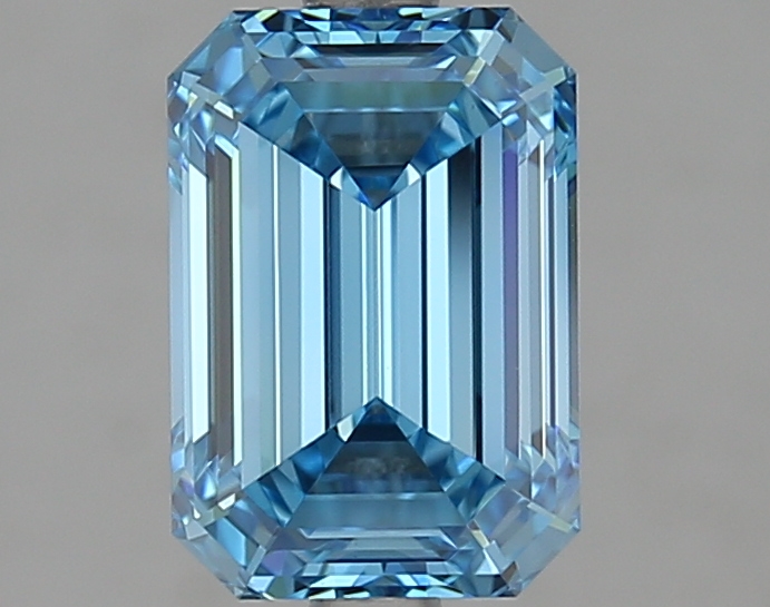 2.01ct Emerald Fancy Vivid Blue VS1 IGI