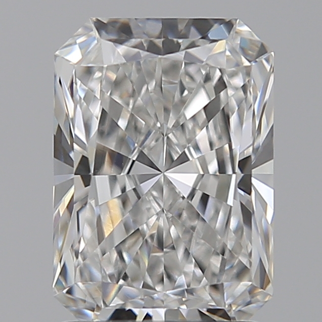 1.59 carat e VVS2 EX Cut IGI radiant diamond