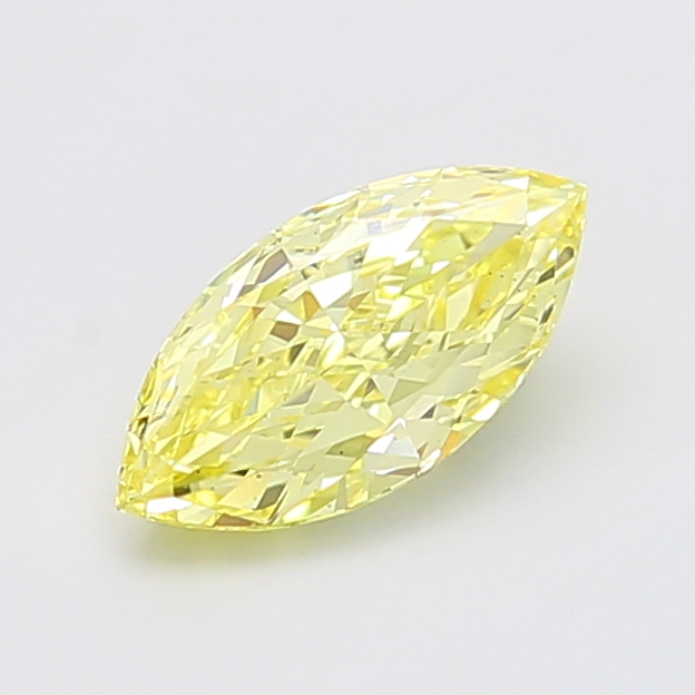 1.49ct Marquise Fancy Intense Yellow VS2 IGI