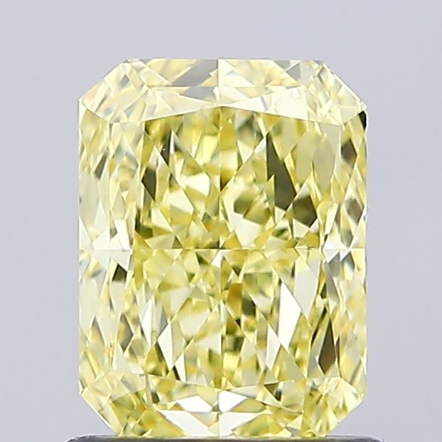 1.09ct Radiant Fancy Intense Yellow VVS2 IGI
