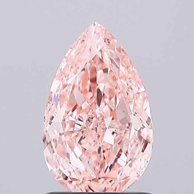 1.09ct Pear Fancy Intense Pink VS1 IGI
