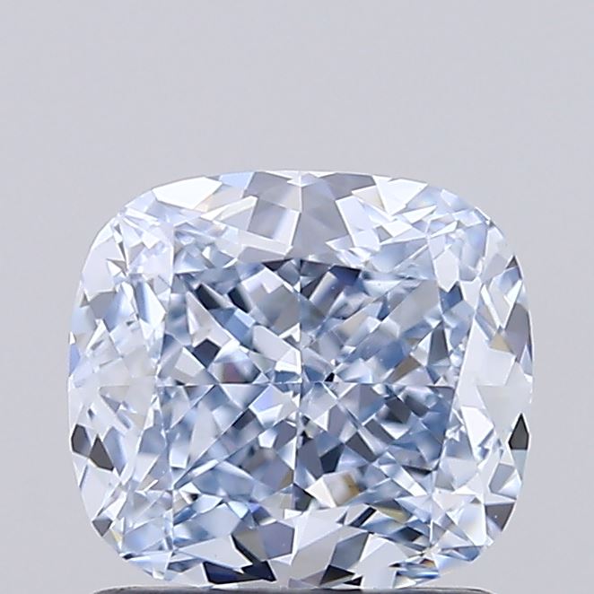 1.28ct Cushion Fancy Blue VVS2 IGI