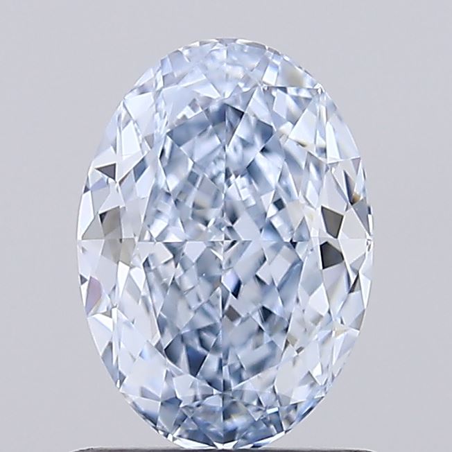 1.04ct Oval Fancy Light Blue VVS2 IGI