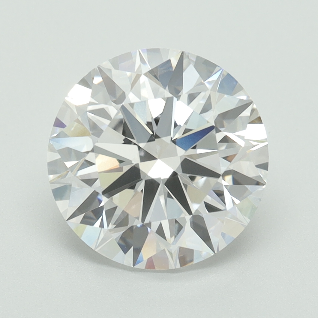 3.86ct Round · E · VVS2 · GIA