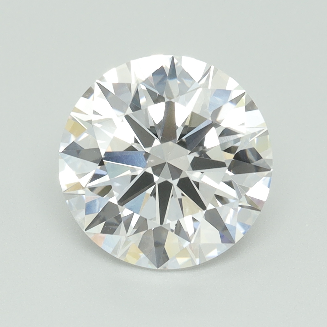 3.07ct Round · E · VVS2 · GIA
