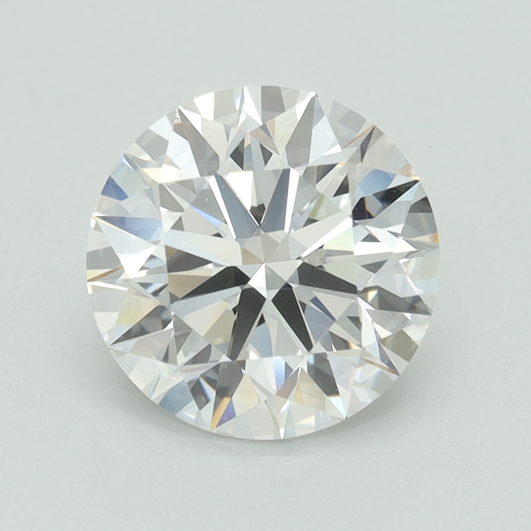 3.06ct Round · F · VVS2 · GIA