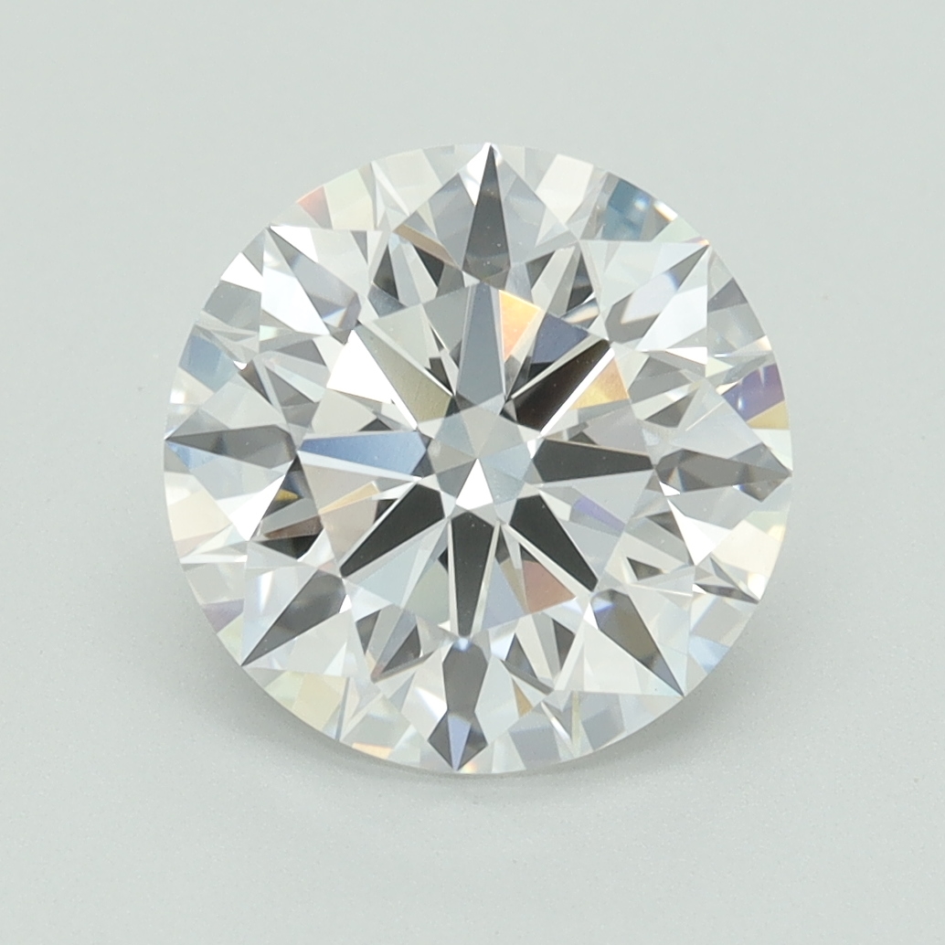 3.04ct Round · E · VVS2 · GIA