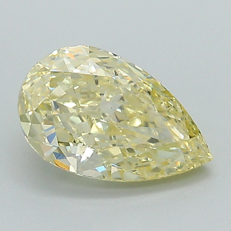 1.47ct Pear Fancy Intense Yellow VS1 IGI