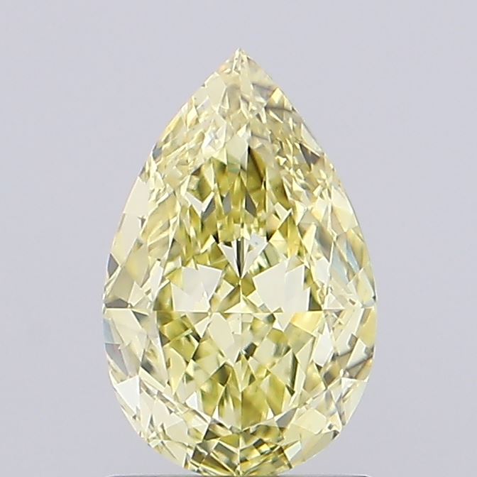 1.21ct Pear Fancy Intense Yellow VS1 IGI